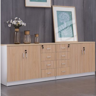 Emballage du courrier N Partition de bureau Armoire à fichiers en bois avec serrure et rangement au tiroir