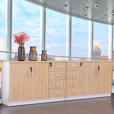 Emballage du courrier N Partition de bureau Armoire à fichiers en bois avec serrure et rangement au tiroir