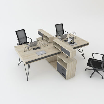 Meuble de bureau moderne simple Table et chaise combinée pour poste de travail du personnel ouvert