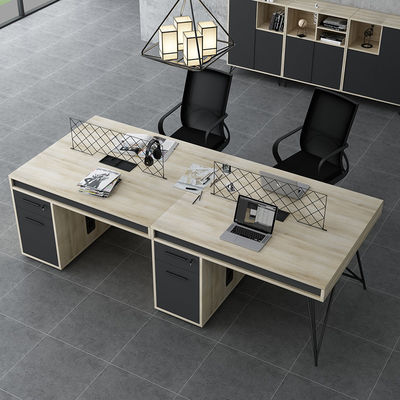 Meuble de bureau moderne simple Table et chaise combinée pour poste de travail du personnel ouvert