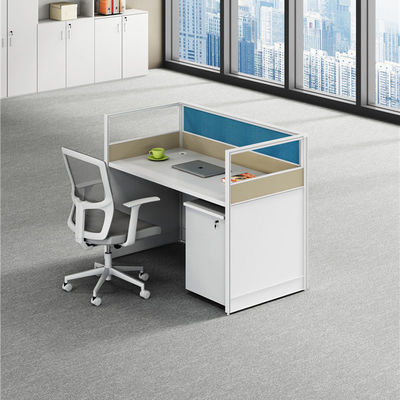 Corner en forme de L Partie simple moderne Écran financier Bureau Bureau pour poste de travail du personnel