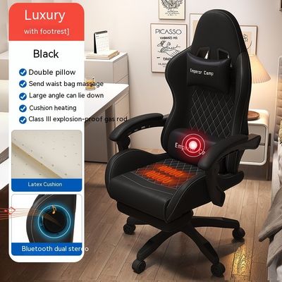 Chaise d'ordinateur de jeu personnalisée aux couleurs avec élévateur d'inclinaison et fonctionnalités de support sportif