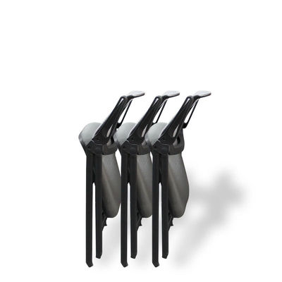 Chaise de bureau de formation confortable avec manette fixe et design pliable