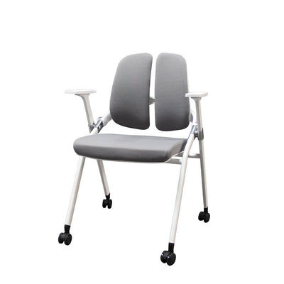 Chaise de conférence pliable à double dos réglable à poignée fixe pour les événements d'entreprise