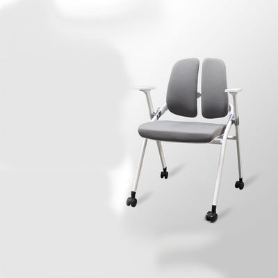Chaise de conférence pliable à double dos réglable à poignée fixe pour les événements d'entreprise
