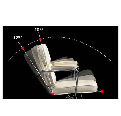 Chaise PC ergonomique réglable en hauteur pour un soutien du dos confortable et un bureau à domicile