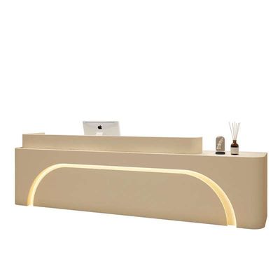 Bureau de réception moderne simple et multifonctionnel pour un restaurant blanc de luxe sur mesure