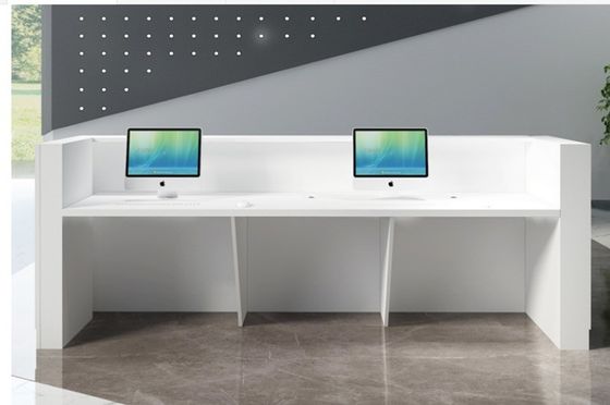 Bureau de réception de conception moderne pour la réception d'entreprise personnalisée et la connexion à la conférence