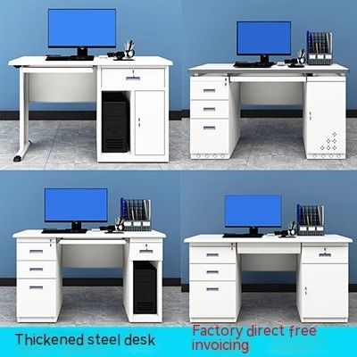 Bureau et chaise en acier épaissis personnalisable