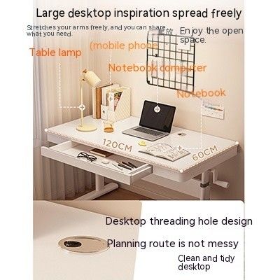Bureau d'écriture pour étudiants Augmentez votre productivité avec ce bureau en bois