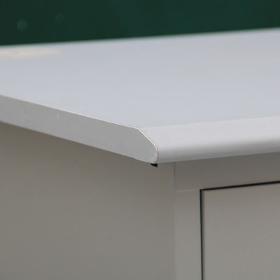 Bureau d'ordinateur en acier inoxydable moderne certifié ISO9001/ISO14001 avec tiroir verrouillable