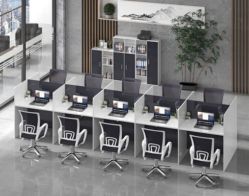 Meubles de bureau d'espace privé moderne Station de travail avec des ensembles de bureau et de chaise extensibles