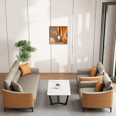 Couchette de bureau en cuir moderne pour les réunions de bureau