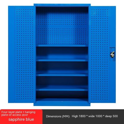 Meubles commerciaux Armoire de rangement à porte double pour l'organisation d'atelier et de bureau