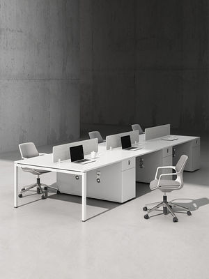Lieux d'affaires Bureau Table et chaise combinée pour 2 4 6 personnes