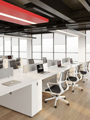 Lieux d'affaires Bureau Table et chaise combinée pour 2 4 6 personnes