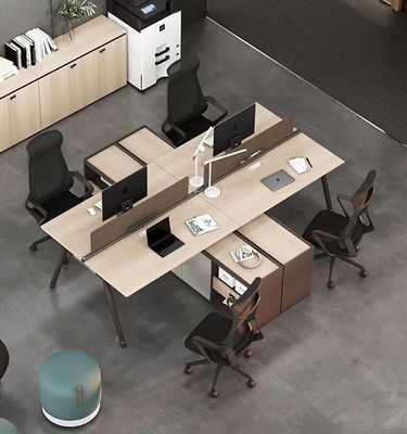 Meubles de bureau Finances Combinaison bureau et chaise Station de travail personnalisable pour le personnel