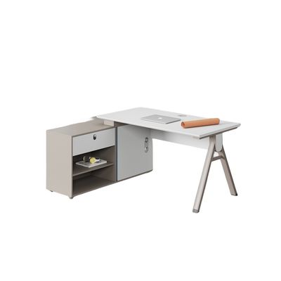 Design moderne extensible, bureau de luxe, combinaison de bureau et de chaise pour 2 à 4 personnes