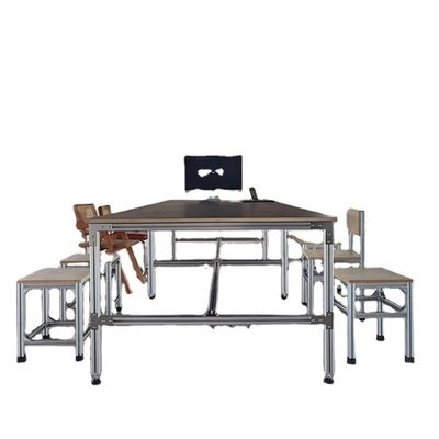 Table de conférence rectangulaire en bois massif bureau commercial bureau informatique poste de travail