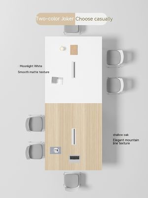 Tableau de conférence blanc moderne pour la formation au bureau et la négociation dans le centre commercial