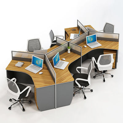 Meubles commerciaux pour bureaux et cabines Bureau en bois simple avec certificat ISO9001/ISO14001