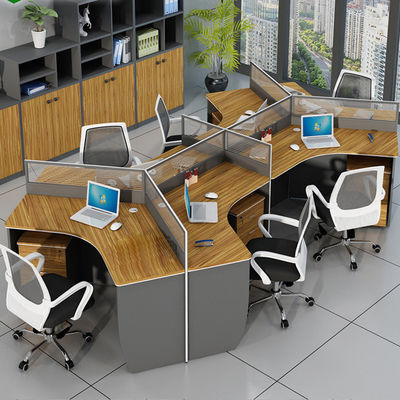 Meubles commerciaux pour bureaux et cabines Bureau en bois simple avec certificat ISO9001/ISO14001