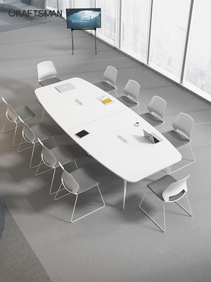 Table de conférence de salle de réception extensible avec conception personnalisable et salle de conférence