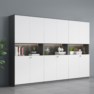 Armoire de bibliothèque réglable en bois massif pour les meubles de bureau et le stockage de fichiers