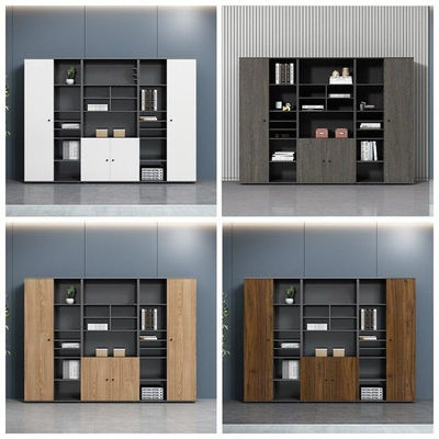 Armoire d'affichage de bibliothèque murale pour le stockage du bureau et la solution d'optimisation de l'espace