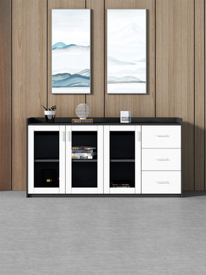 Cabinets de rangement de bureaux en bois pour entreprises