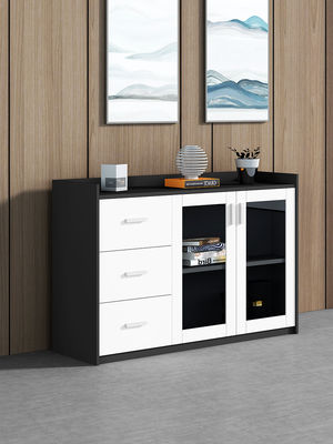 Cabinets de rangement de bureaux en bois pour entreprises