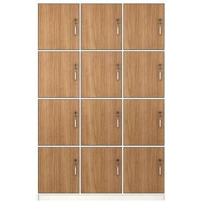 PANEL en bois massif Cabinet pour employés avec verrouillage Salle de stockage pour salle de sport Salle de bain Dortoir