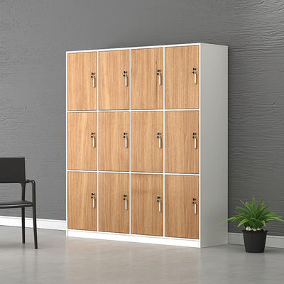 PANEL en bois massif Cabinet pour employés avec verrouillage Salle de stockage pour salle de sport Salle de bain Dortoir
