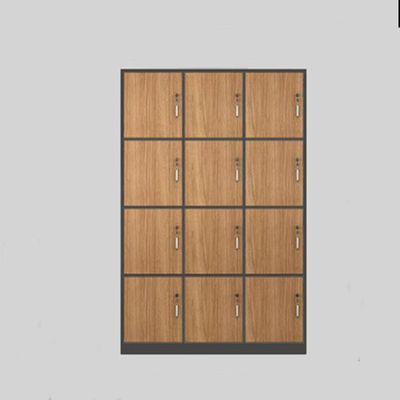 PANEL en bois massif Cabinet pour employés avec verrouillage Salle de stockage pour salle de sport Salle de bain Dortoir