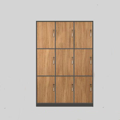 PANEL en bois massif Cabinet pour employés avec verrouillage Salle de stockage pour salle de sport Salle de bain Dortoir