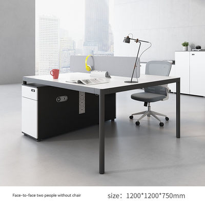 Bureau de l'hôtel Station de travail moderne simple en bois Bureau de haute qualité avec armoire à dossiers
