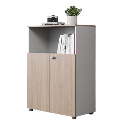 Armoire de bureau en bois Armoire de bureau à tiroirs Armoire de bureau mobile à trois tiroirs avec porte