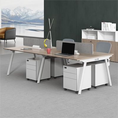 Meubles de bureau modernes Panneau MDF Tableaux et chaises de bureau pour bureau du personnel