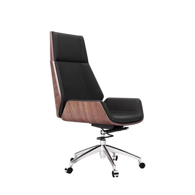 Chaise de bureau classique en PU en cuir Chaise PC pour un guichet unique
