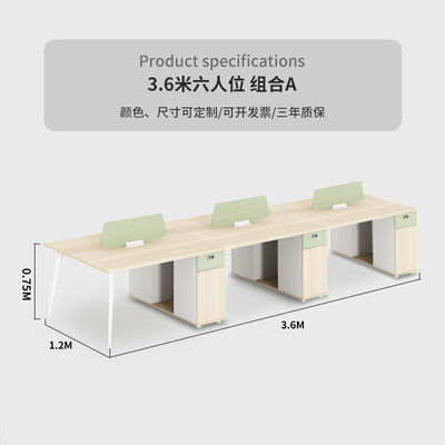 Bureau de la station de travail des employés de Gridlock équipé d'un design moderne pour l'efficacité de l'hôpital
