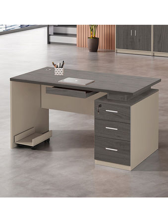 Bureau simple en bois massif pour un seul employé Table informatique de bureau moderne pour la maison et l'apprentissage