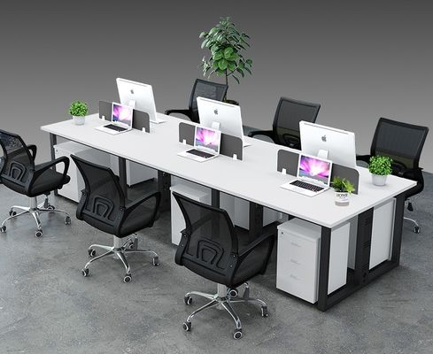 Des jambes métalliques modernes multi-personnes pour l'organisation de bureau requise par le client
