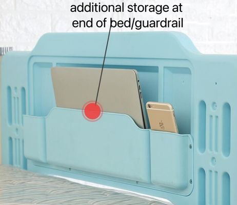 Hôtel Lit en acier avec des escaliers de bureau fournis par le client et meubles de chambre modernes