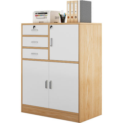 Structure assembler la structure de bureau moderne tiroir en bois avec verrouillage armoire mobile