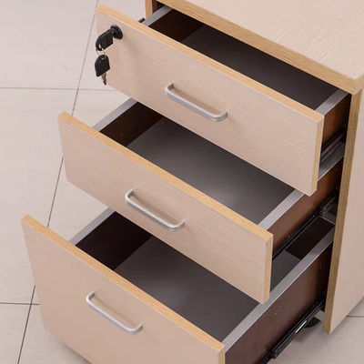 Armoire de bureau verrouillable en bois massif avec conception push-pull
