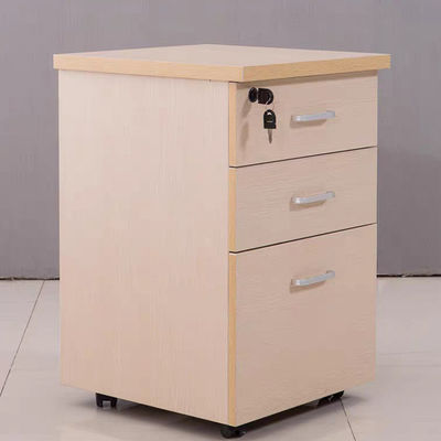 Armoire de bureau verrouillable en bois massif avec conception push-pull