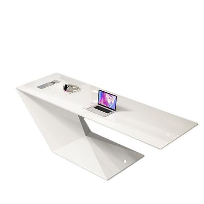 Home Office Furniture Morden Travail Bureau Bureau avec table de consultation de peinture blanche personnalisée