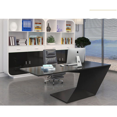 Home Office Furniture Morden Travail Bureau Bureau avec table de consultation de peinture blanche personnalisée