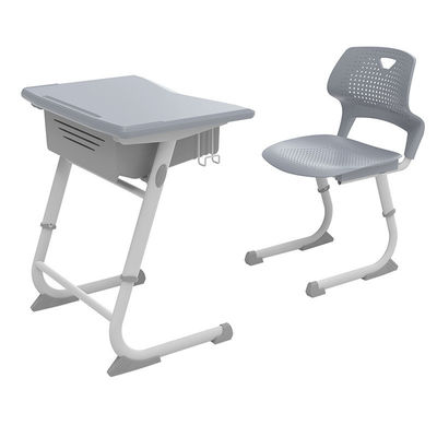 Conception moderne de l'étude reculée réglable bureau et chaise ensemble pour l'enseignement à domicile à l'école