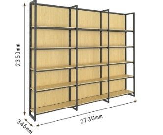 Étagère d'affichage à quatre colonnes pour les supermarchés, les pharmacies et les magasins de papeterie